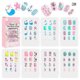 thumbnail image 3 of 84 pcs beautiful nail tips for children, removable, 3 of 5