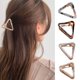 thumbnail image 1 of Pinzas grandes para el pelo, horquillas geométricas huecas triangulares, pinzas para la mandíbula, pasadores Ormromra WRMH-1103-6, 1 of 1