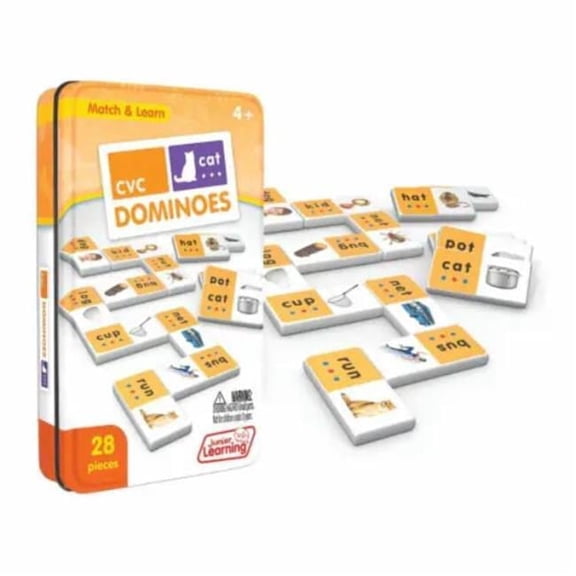 Cvc Match & Learn Dominoes, Pack of 2
