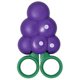 thumbnail image 1 of 1 paquete de tijeras creativas en forma de fruta, pegatina magnética para nevera, bonitas tijeras de corte de papel de seguridad para niños, pegatina de mensaje para nevera, decoración del hogar (púrp Afortunado Sencillez, 1 of 4