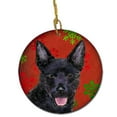 thumbnail image 1 of Carolines Treasures SS4705-CO1 Australian Kelpie Flocons de Neige Rouges Ornement en Céramique de Noël, 1 of 2