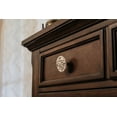 thumbnail image 3 of Zeckos White Cast Iron Compass Rose Drawer Pull Cabinet Knobs Set of 12, 3 of 12