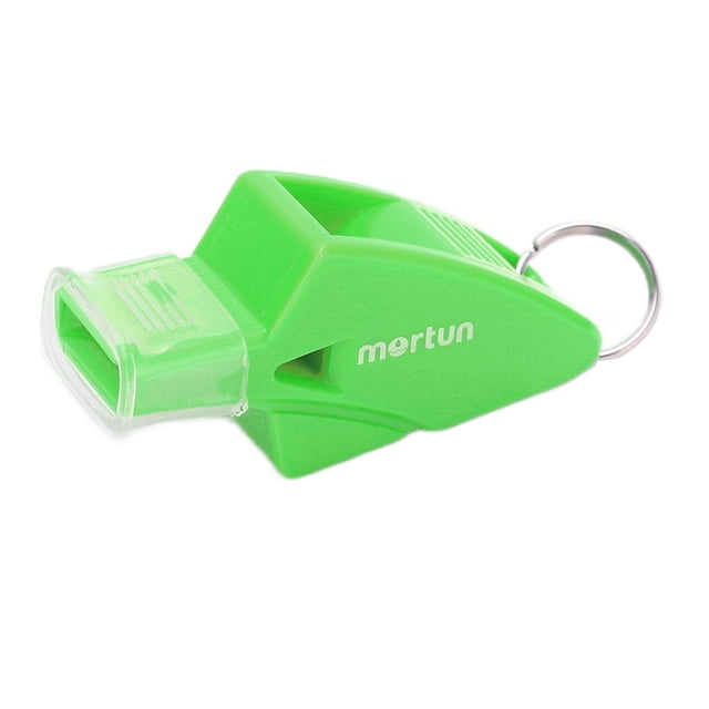 Silbato de PlásStico Crujiente, Baloncesto Con Cordón de Sonido para exteriores y clip para Dedos, Azul Claro
