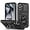 Black, variant on Design for Samsung Galaxy S24 Plus Phone Case with Camera Lens Ring Holder Kickstand Heavy Duty Rugged Shockproof Military Grade Bumper Protective Cover for Women Men Girls 6.7 inch Black
