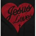 thumbnail image 2 of Jesus Christ Love Christian God Cross Women Plus Size Graphic Pullover Hoodie Brisco Brands 4X, 2 of 4