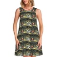 thumbnail image 1 of Xecao Robe d'Été pour Femmes, Décontractée, Sans Manches, avec Poches, 1 of 7