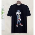 thumbnail image 1 of BALENC1AGA Men's Nuevo Conejo De Dibujos Animados Bordado Cuello Redondo Manga Corta T-shirt-4XL 亚洲 尺 码, 1 of 3