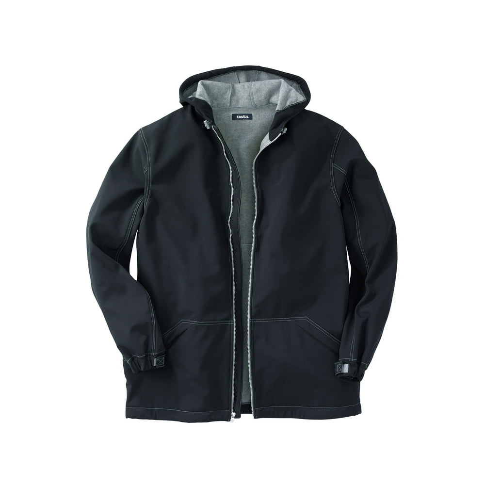 Kingsize Kingsize Men's Big & Tall FleeceLined Rain Coat Raincoat
