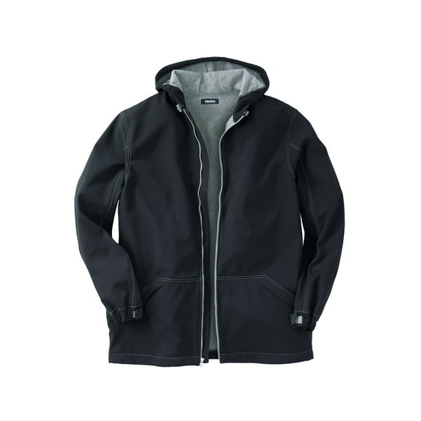 Kingsize Kingsize Men's Big & Tall FleeceLined Rain Coat Raincoat