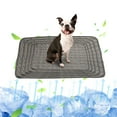 thumbnail image 5 of VANLOFE Cooling Breathable Ice Silk Pet Kennel & Crate Pad with Mat, Blue, Large, 5 of 5