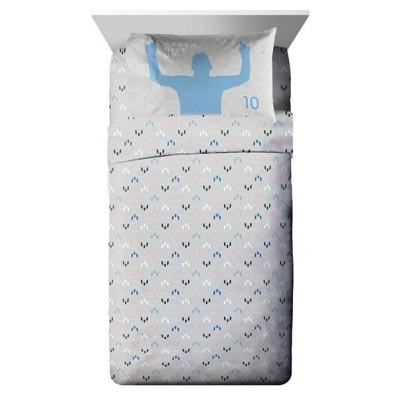 Messi Lionel Messi 3 Piece Twin Size Bed Sheet Set - Soccer Theme Bedding for Kids & Teens