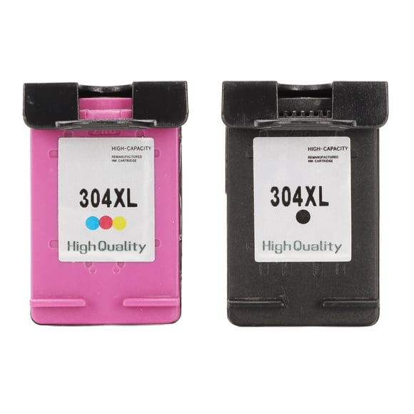 Ink 304XL, Replacement Color Black Ink For DeskJet For 2600, For 2620, For 2621, For 2622, For 2623, For 2624, For 2625, For 2628, For 2630, For 2632, For 2633, For 2634, Etc
