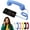 Blue, variant on Type-C Retro Phone Handset, for iPhone & Android, Retro/Wired with Microphone, Receiver for Cell Mobile Video Conferences