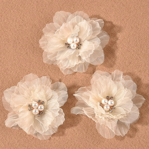 YSNOOWE 3Pcs Flower Hair Clips for Girls and Teens with Versatile Design