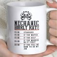thumbnail image 5 of Master Mechanic's Hilarious Rate Guide: From Standard to Helpful, Every Task Has Its Price, Ceramic-printed Novelty White Mug, Dishwasher Safe Useor as a Gift for Others, 5 of 5