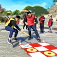 thumbnail image 3 of 1 Set Giant Tic Tac Toe Game with Mat Yard Size Indoor and Outdoor Family Games, 3 of 8