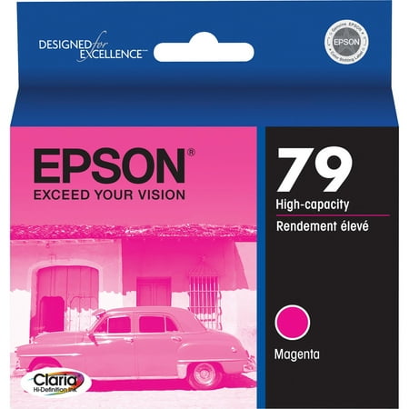 Epson  EPST079320  T079120 Series Ink Cartridges  1 Each Ink cartridge is designed for use with Epson Stylus Photo 1400 and Artisan 1430. Claria Hi-Definition Inks provide true-to-life colors for printing your best shots. Cartridge delivers durable photos that are smudge-resistant  scratch-resistant  water-resistant and fade-resistant. Quick-drying Claria inks make handling photos worry-free. Patented SmartValve Cartridge technology has MicroPiezo Ink Level Sensors for reliable printing. Cartridge yields approximately 810 pages. Epson Original Ink Cartridge  1 Each (Quantity)