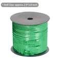 thumbnail image 3 of Flat Sequin Strip, 4mm String Metallic Sequin Strand, Paillette Sequin Trim Sewing String DIY Craft Embellishment, 197 Yards, Green, 3 of 5