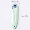 thumbnail image 3 of Stainless Steel Folding Paring Knife | Compact Portable Fruit Slicer | Ergonomic Anti-Slip Handle | Green | 11x3x1cm | 36g | Heat-Treated Blade | 1-Pack | Travel Camping Picnic Kitchen, 3 of 7