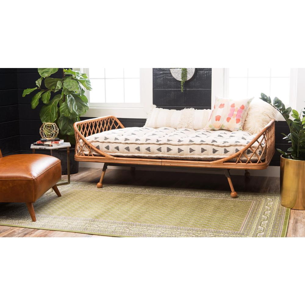 Unique Loom Allover Williamsburg Rug, Green (10' 0 x 13' 0)
