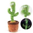 thumbnail image 1 of Juguete parlante de cactus bailarín, cactus que se mueve y canta, repite lo que dices, canta, baila, graba, 1 of 5