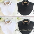 thumbnail image 6 of LoudSung False Collar Detachable Half Shirt Blouse Classical Fake Collar Embroidery Designs for Women Girls, 6 of 6