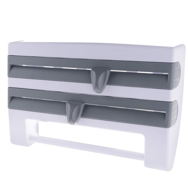 Papel de toalla de Cocina Sunnimix Soporte de rollo gris Portarrollos de papel de toalla