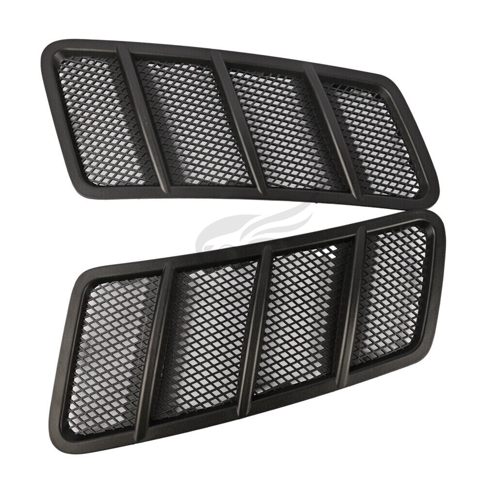 Hood Air Vent Grill for 2012 2013 2014 2015 Mercedes W166 GL & ML350 2 PCS Front Left & Right