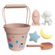 thumbnail image 4 of Juguete de playa para niños pequeños, Arenero de playa, cubos de arena plegables y palas, juego de juguetes de arena para niños, juguete de playa de arena E65D, 4 of 4