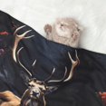 thumbnail image 2 of Sigee Regal Stag In Forest for Pet Blanket for Dog Cat Puppy Blanket Cat Blankets for Small and Medium Pets-Small, 2 of 8