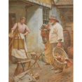 thumbnail image 2 of Walter Langley 20x24 Gold Ornate Framed and Double Matted Museum Art Print Titled - Local Critics, 2 of 4