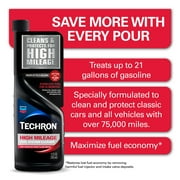 (2 pack) Chevron Techron High Mileage Fuel System Cleaner, 12 oz