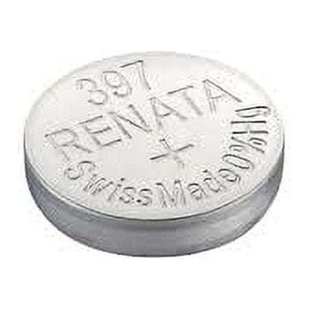 Renata Batteries 397 Silver Oxide Button Cell Watch Battery (1 Pc)