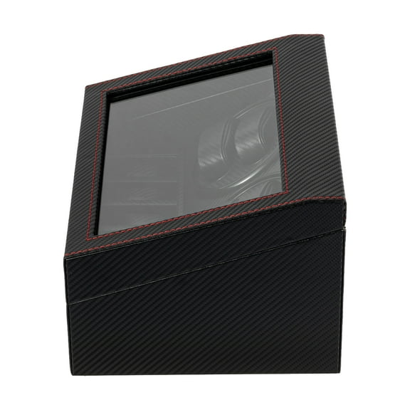ChicHomey Watch Winder Display Box Automatic Rotation Storage 4 6 Grids 10 Watches Black