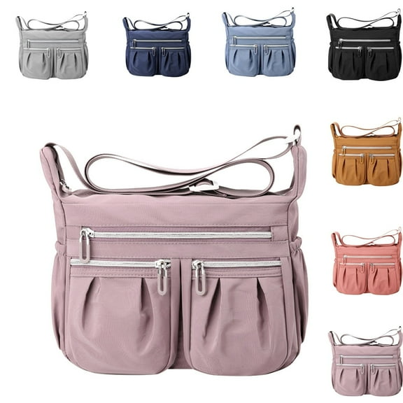 JUYGO Shoulder Handbag For Ladies Roomy Multiple Pockets Bag Women Crossbody Purse Fashion Tote Top Handle Satchel Handbags For Women Black Handbags For Women Crossbody Bag