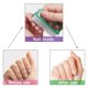 thumbnail image 3 of Apuakthei - Cepillo de uñas con mango de agarre, cepillos de limpieza para manos y uñas, limpiador de dedos de los pies y uñas, kit de herramientas de fregado de pedicura para hombres y mujeres,, 3 of 5