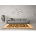 thumbnail image 3 of Ahgly Company Indoor Rectangle Oriental Orange Traditional Area Rugs, 6' x 9', 3 of 4