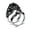 Black, variant on Womens Skull Ring with Crossbones Diamond Inlaid Design European and American Punk Retro Ring for Women Fashion Jewelry Skull Ring Gold Plated Ring