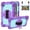 Purple/Mint, variant on Xyhop Case for Samsung Galaxy Tab S11 11-inch 2025,Rotating Stand with Hand Shoulder Strap