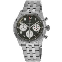 Breitling Classic Avi Chronograph 42 Curtiss Warhawk Green Dial Steel Men's Watch A233802A1L1A1