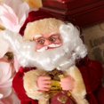 thumbnail image 3 of muñeca de franela santa navidad santa claus muñeca juguete franela sentado santa estatuilla adorno rojo MagiDeal muñeca de franela santa, 3 of 7