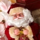 thumbnail image 3 of Franela Sentada BLESIY Muñeca Decoración para hogar Adornos rojo muñeca de franela santa, 3 of 8