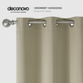 thumbnail image 6 of Deconovo Blackout Curtains Solid Ring Top Room Darkening Window Curtains for Bedroom 42x54 inch Beige Set of 2, 6 of 6