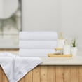 thumbnail image 5 of All Design Quick-Dry 4 Pieces White Hand Towels - Highly Absorbent 100% Turkish Cotton - Perfect Towel for Bathroom, Kitchen, Guests, Pool, Gym, Camp, Travel, Airbnb, 5 of 5