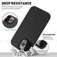 thumbnail image 3 of For Apple iPhone 13 Pro/ iPhone 13 Case with Built-in Screen Protector,Rugged PC Front Cover + Soft TPU Non-Slip Cover, Shockproof Full-Body Protective Case Cover - Black, 3 of 5