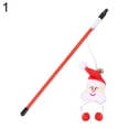 thumbnail image 5 of Fairnull Christmas Tree Elk Bell Pet Cat Kitten Teaser Wand Stick Catch Interactive Toy, 5 of 9