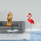 thumbnail image 2 of Escultura de león, estatua coleccionable, adorno de mesa, figura artística decorativa para oficina, hogar, estantería, cumpleaños, adorno de jardín, h, 2 of 8