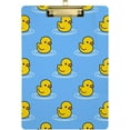 thumbnail image 2 of FMSHPON Toy Yellow Duck Swimming Clipboard Hardboard Wood Nursing Clip Board and Pull for Standard A4 Letter 13x9 inches, 2 of 5