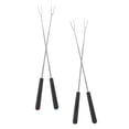 thumbnail image 6 of Toyvian 4Pcs Stainless Steel Barbecue Forks Assorted Color Portable Roasting Sticks for Grilling, 6 of 8