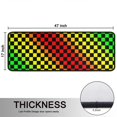 thumbnail image 5 of Kitchen Rugs Sets Of 2,Rainbow Color Checkered Pattern Anti Fatigue Kitchen Mat Rugs Non Slip Washable,Decorative Kitchen Floor Mats for Kitchen,Sink,Laundry,17"x47"+17"x47", 5 of 5